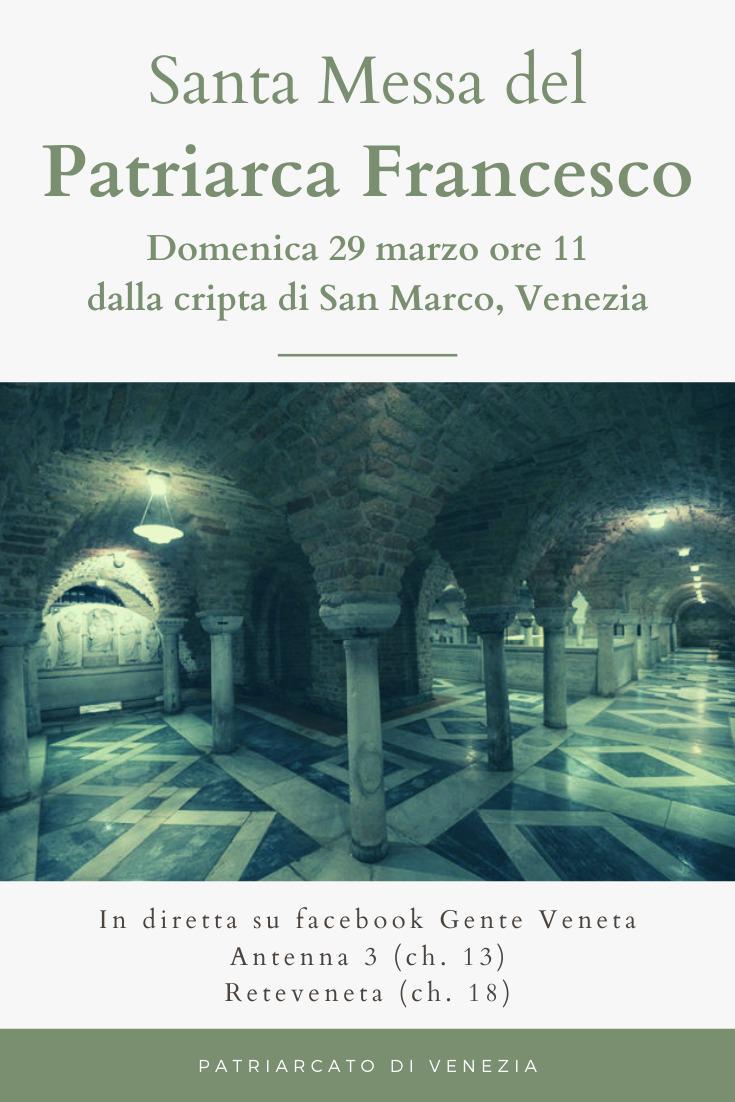 santa messa cripta San Marco Venezia