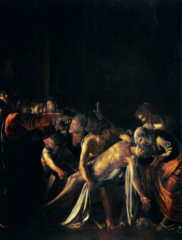 la resurrezione di Lazzaro Caravaggio